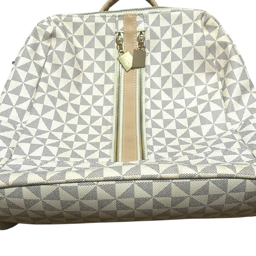 Backpack Satchel Shoulder Bag Purse with Wallet‎ Cream White